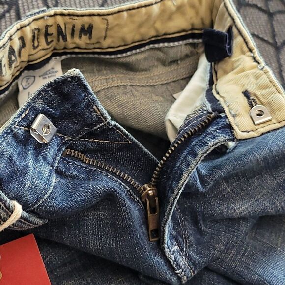 GAP DEMIN Girls Distressed Jeans Size 7 Slim - Picture 8 of 13